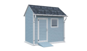 6x10 gable garden shed
