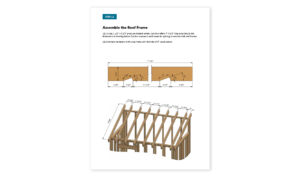 6x10 lean to storage shed roof framing