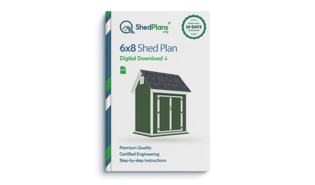 6x8 bike shed plan