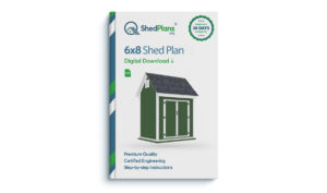 6x8 bike shed plan
