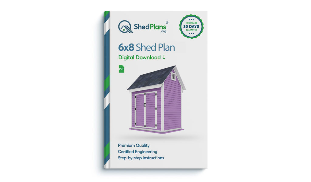6x8 storage shed plan
