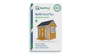 8x10 garden shed plan
