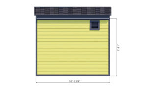 8x10 office shed back side preview