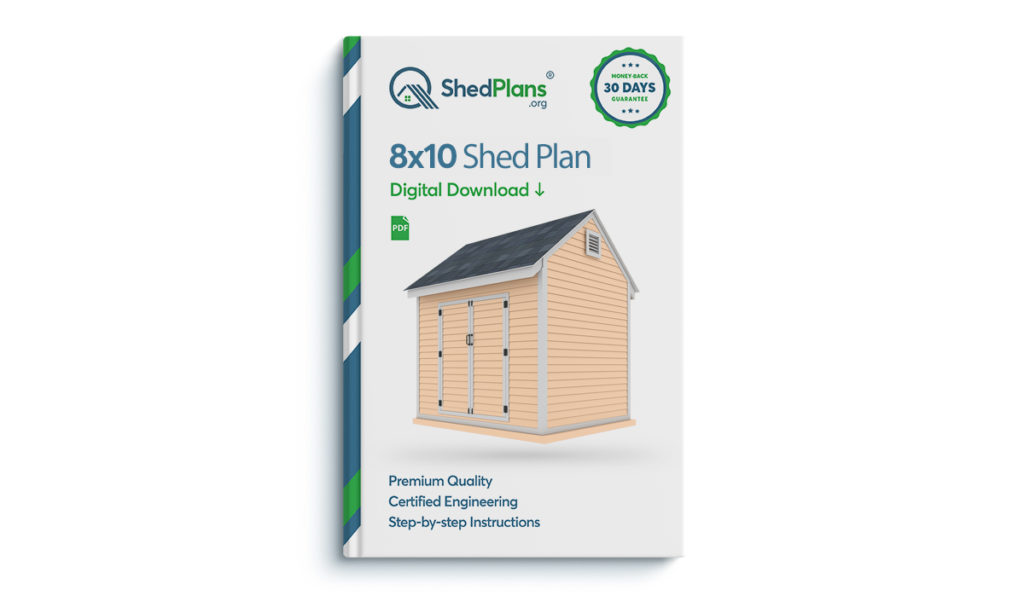 8x10 storage shed plan