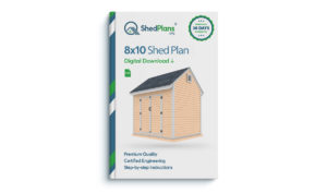 8x10 storage shed plan