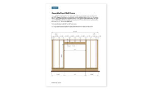 8x12 lean to garden shed front wall framing