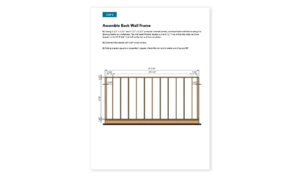 8x16 gable garden shed back wall framing