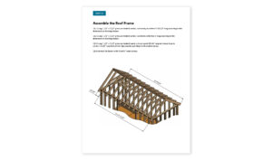 8x16 gable storage shed roof framing