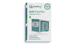 8x16 garden shed plan
