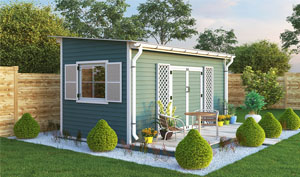 8x16 lean-to garden shed plans