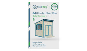8x8 garden shed plans product