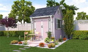 8x8 gable garden shed plans