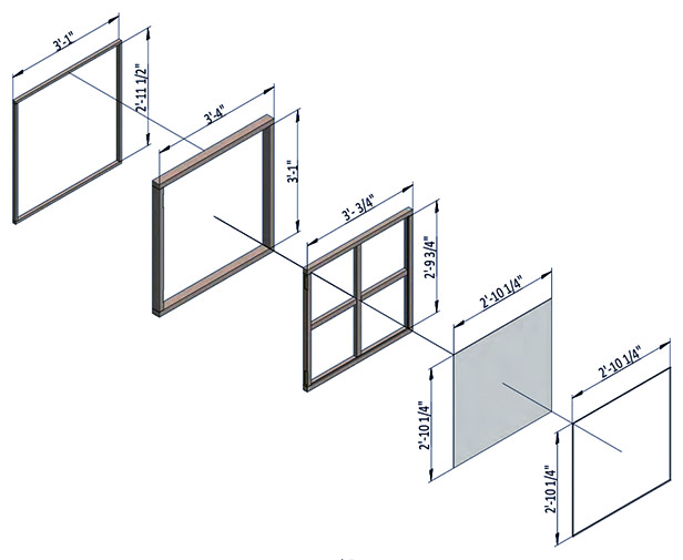 assemble shed window
