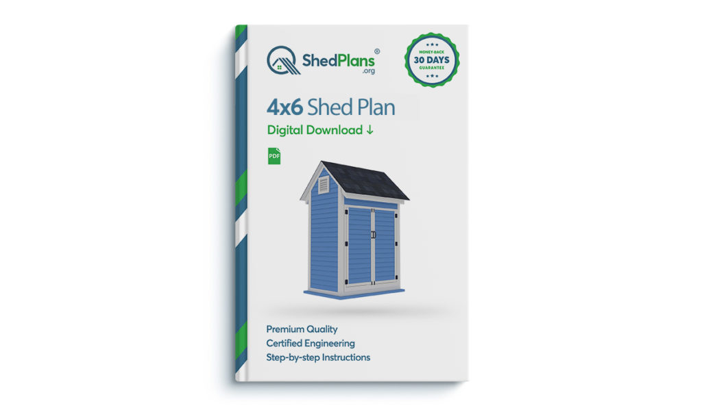 4x6 bike shed plan