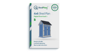 4x6 bike shed plan