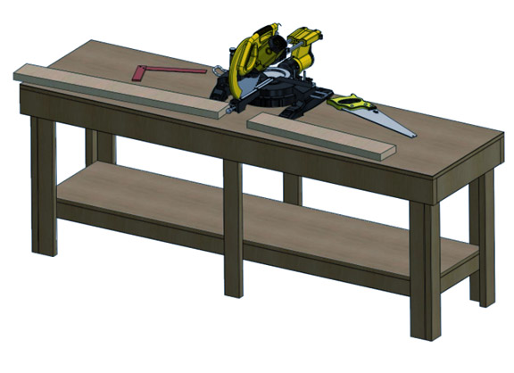cut the joists for shed floor
