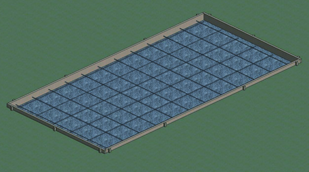 reinforcing the concrete slab foundation