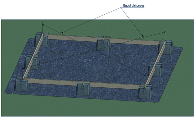 square shed floor frame