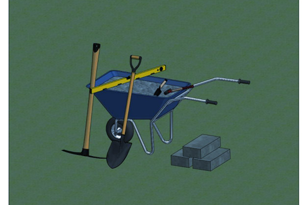 supplies for foundation building