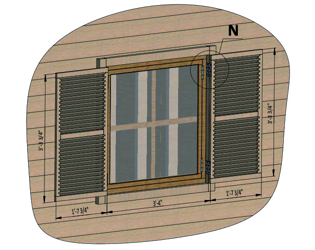 install shed window shutters