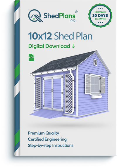 10x12 garden shed plan