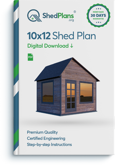 10x12 office shed plan