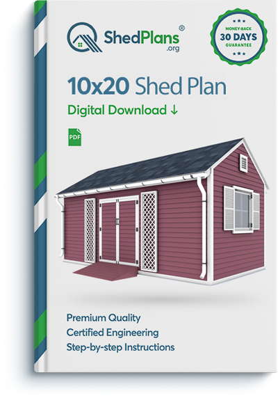 10x20 garden shed plan
