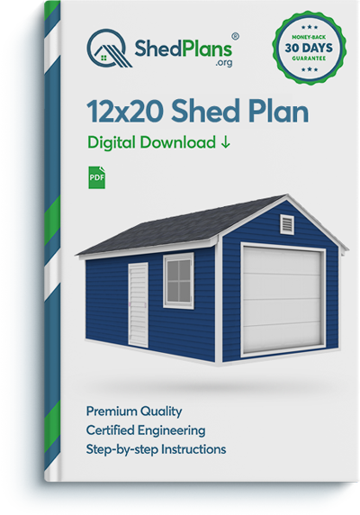 12x20 garage shed plan