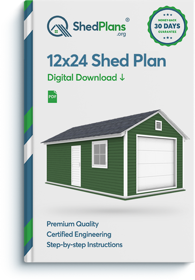 12x24 garage shed plan