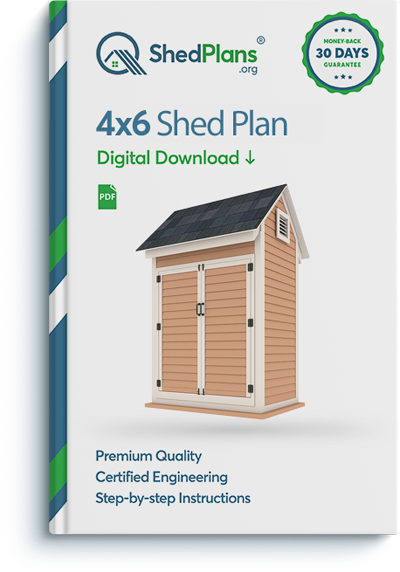 4x6 storage shed plan