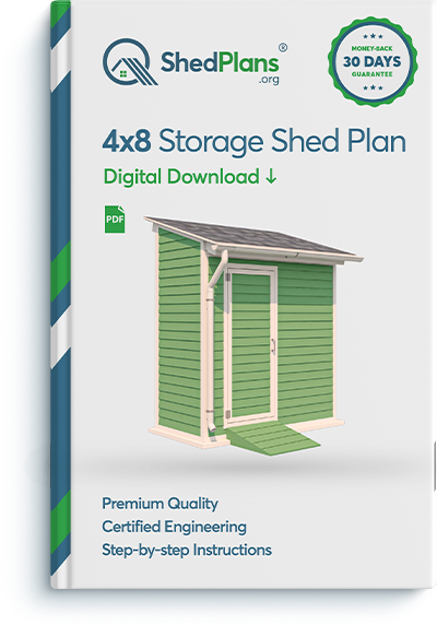 4x8 storage shed plan