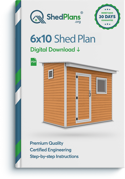 6x10 storage shed plan
