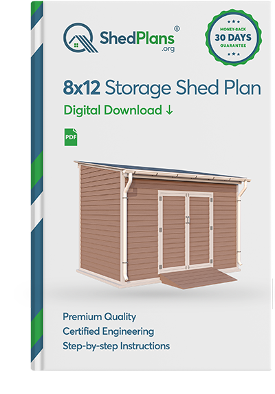 8x12 storage shed plans