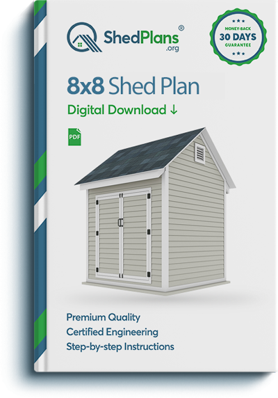 8x8 storage shed plan