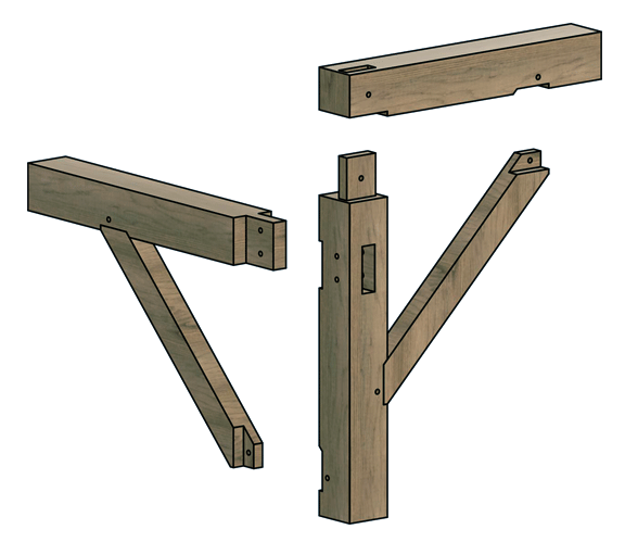 post and beam wall framing